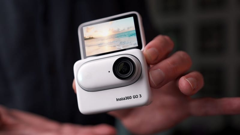 Insta360 Go3 là chiếc máy ảnh hành động chắc chắn và gọn nhẹ